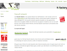Tablet Screenshot of freecall-network.ch